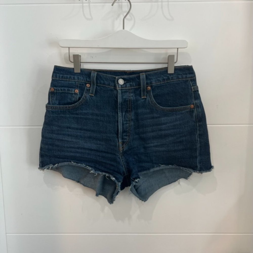 Levi's 501 High Waisted Denim Shorts